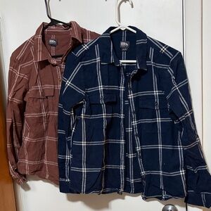 Eddie Bauer Women's Flannel Lot of 2 medium